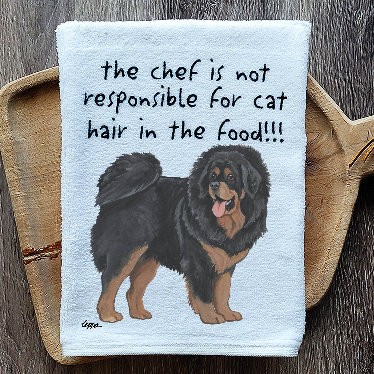 Tibetan Mastiff Kitchen Towel