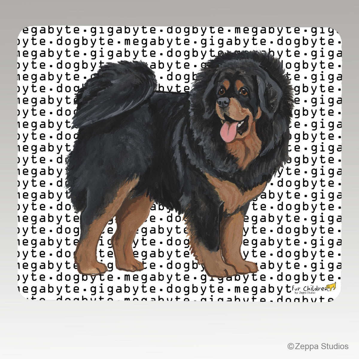 Tibetan Mastiff Mega Giga Dogbyte Mouse Pad