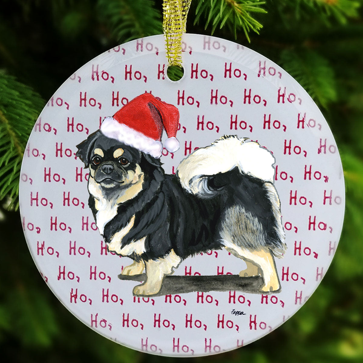 Tibetan Spaniel Christmas Ornaments