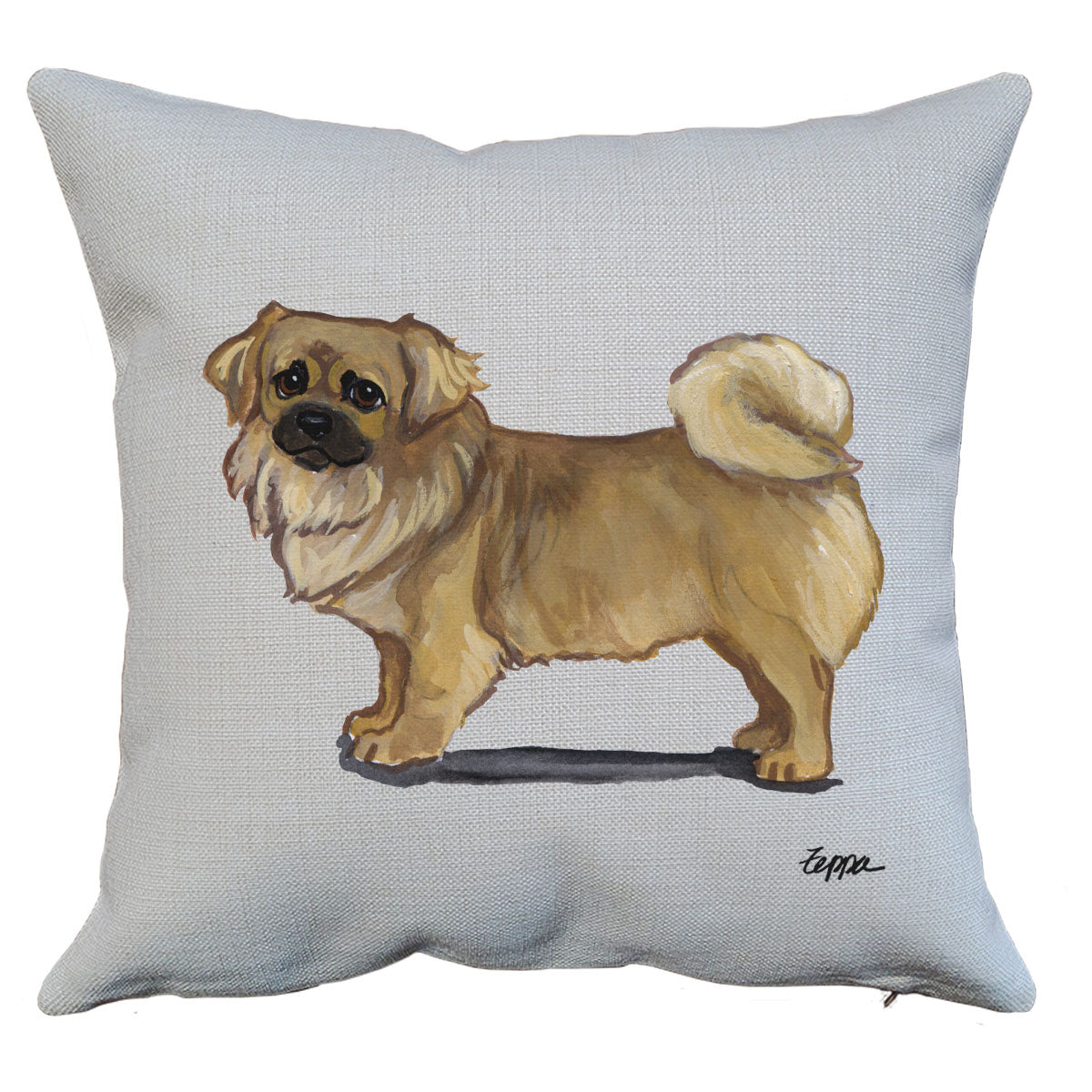 Tibetan Spaniel Throw Pillow