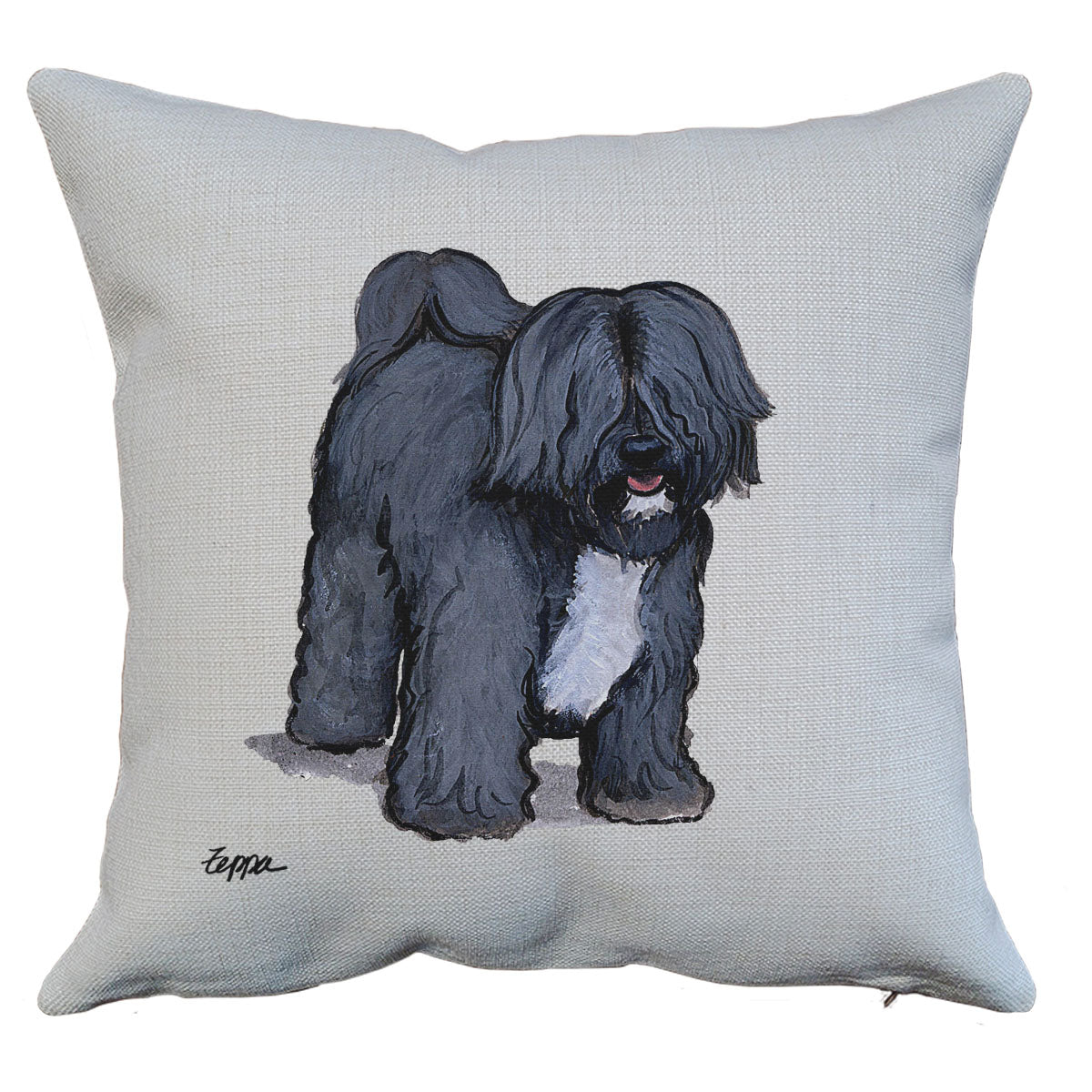 Tibetan Terrier Throw Pillow