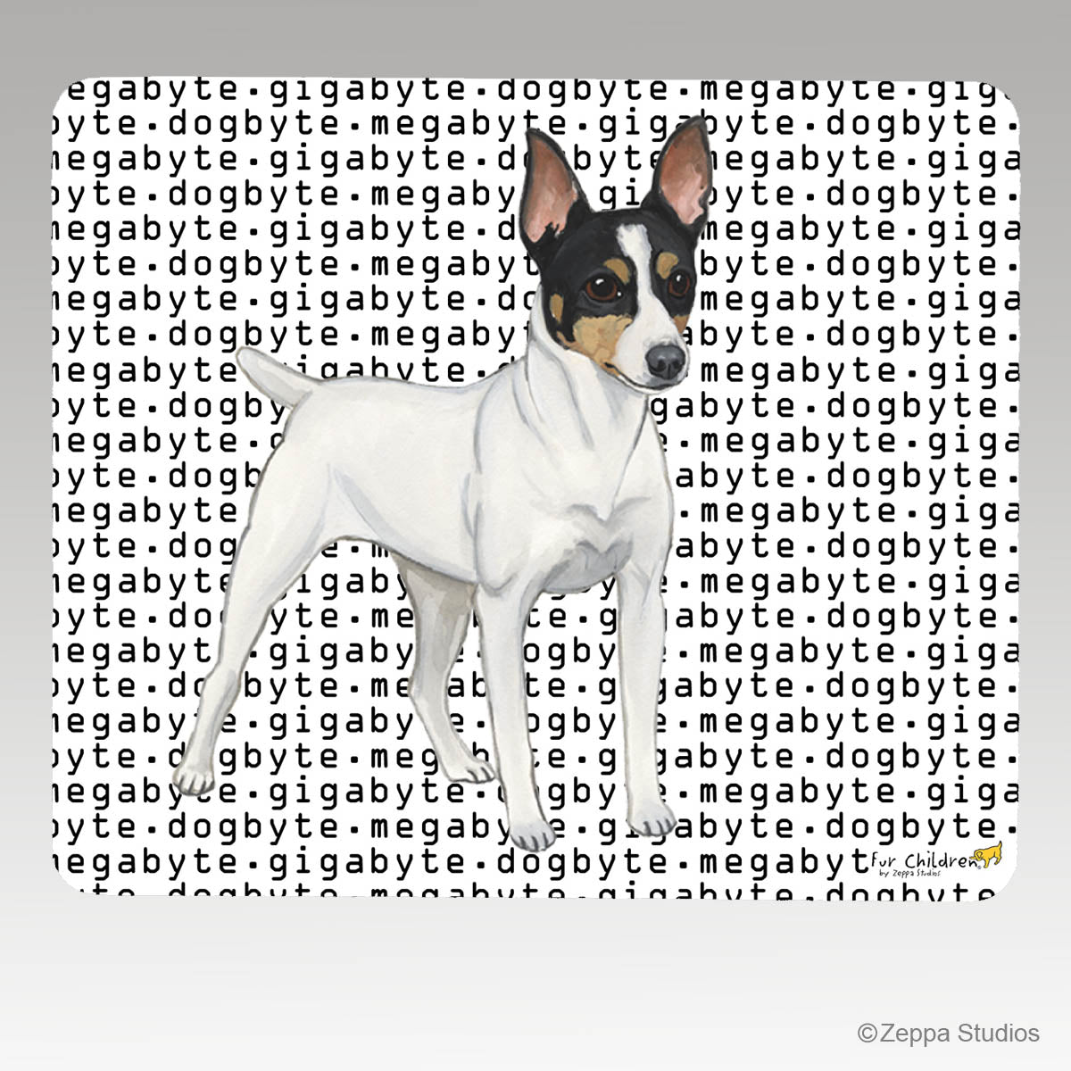 Toy Fox Terrier Design Megabyte Mouse Pad