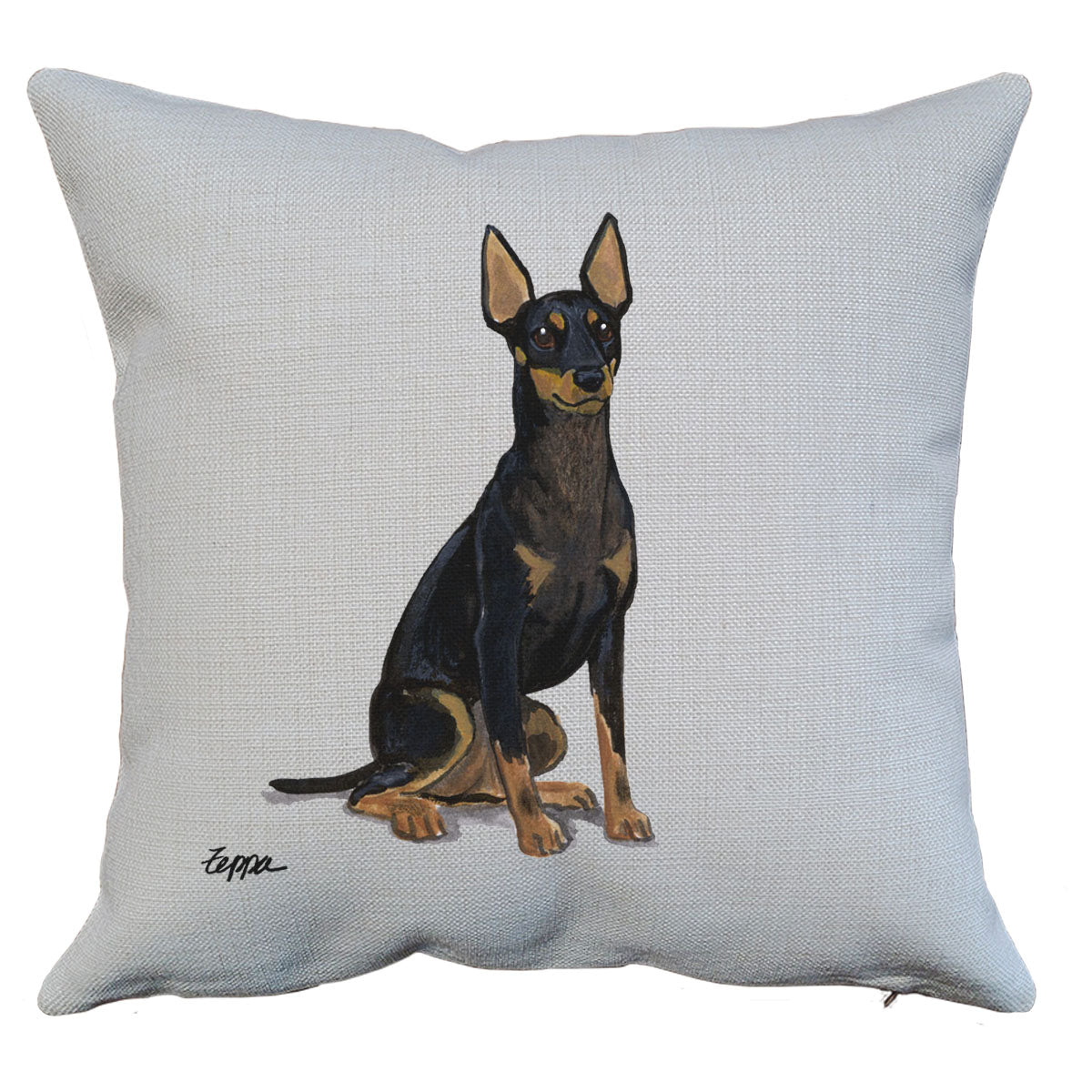 Toy Manchester Terrier Throw Pillow