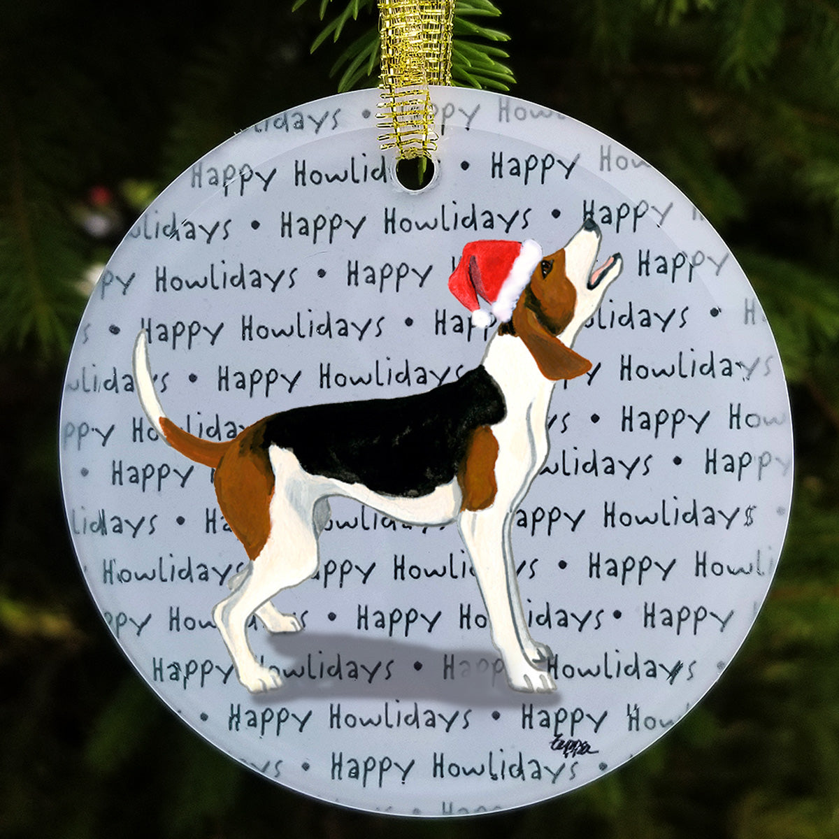 Treeing Walker Coonhound Christmas Ornaments