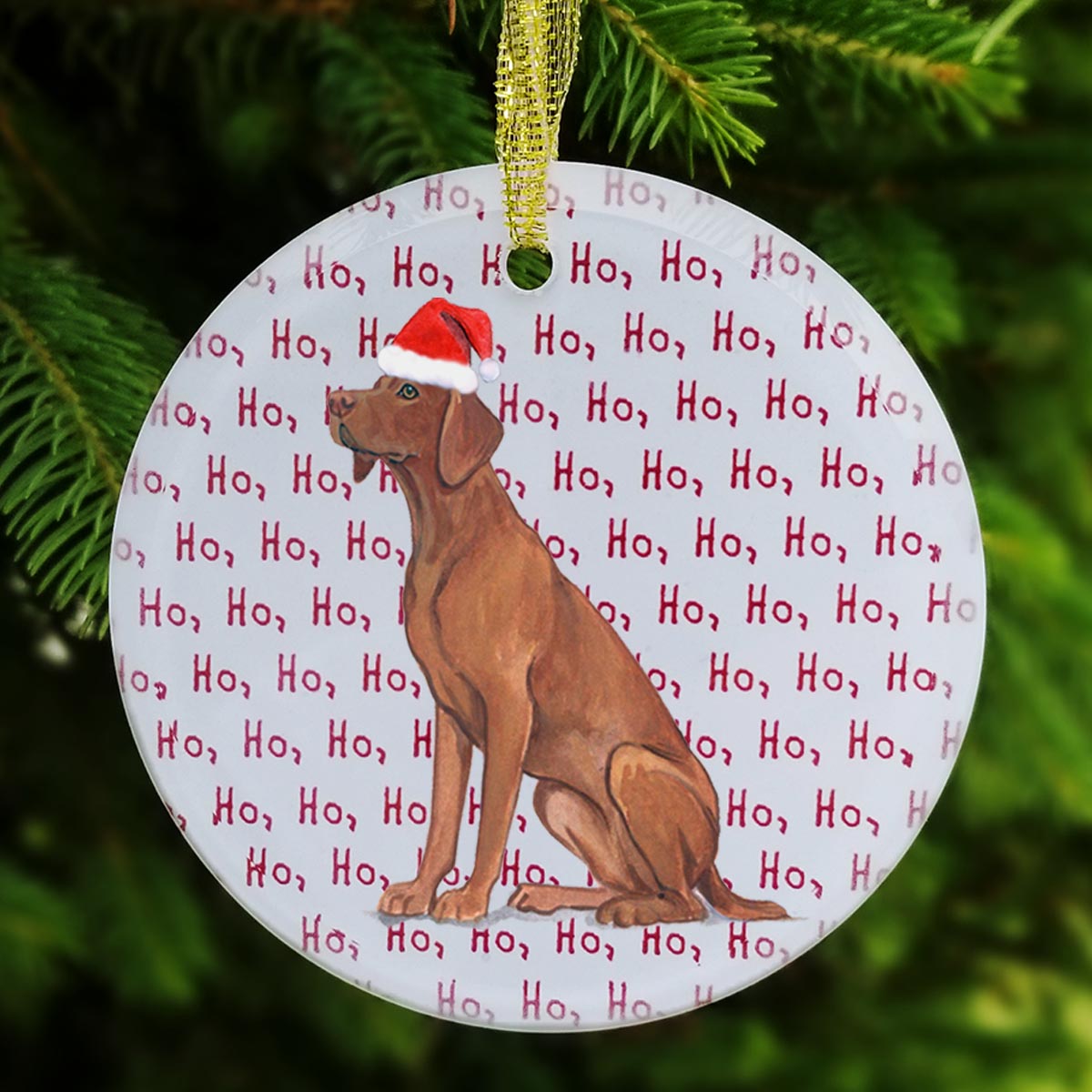Vizsla Christmas Ornaments