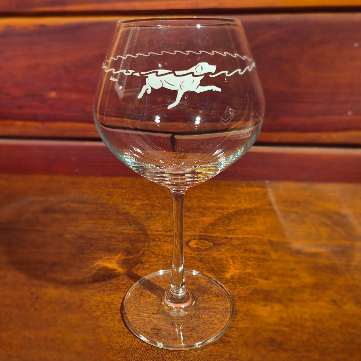 Waterdog Burgundy Goblets