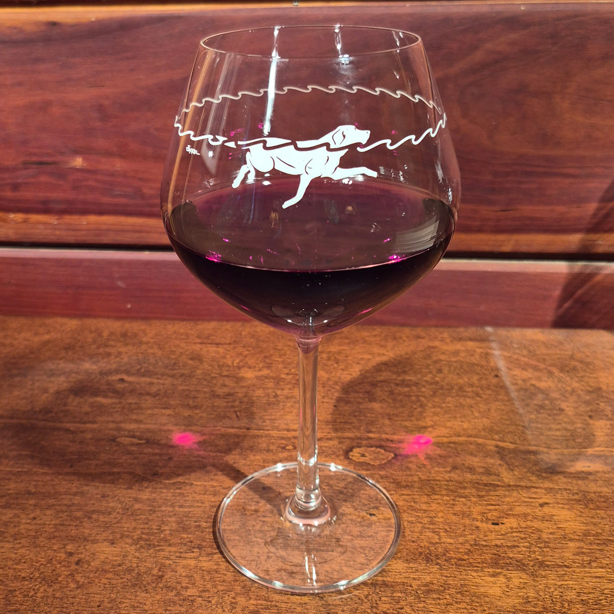 Waterdog Burgundy Goblets