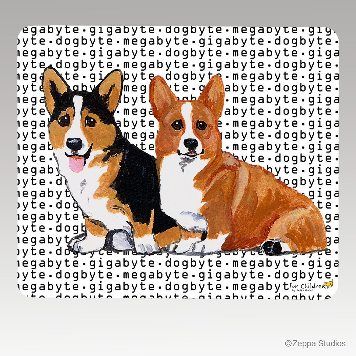 Pembroke Welsh Corgi Megabyte Mouse Pad