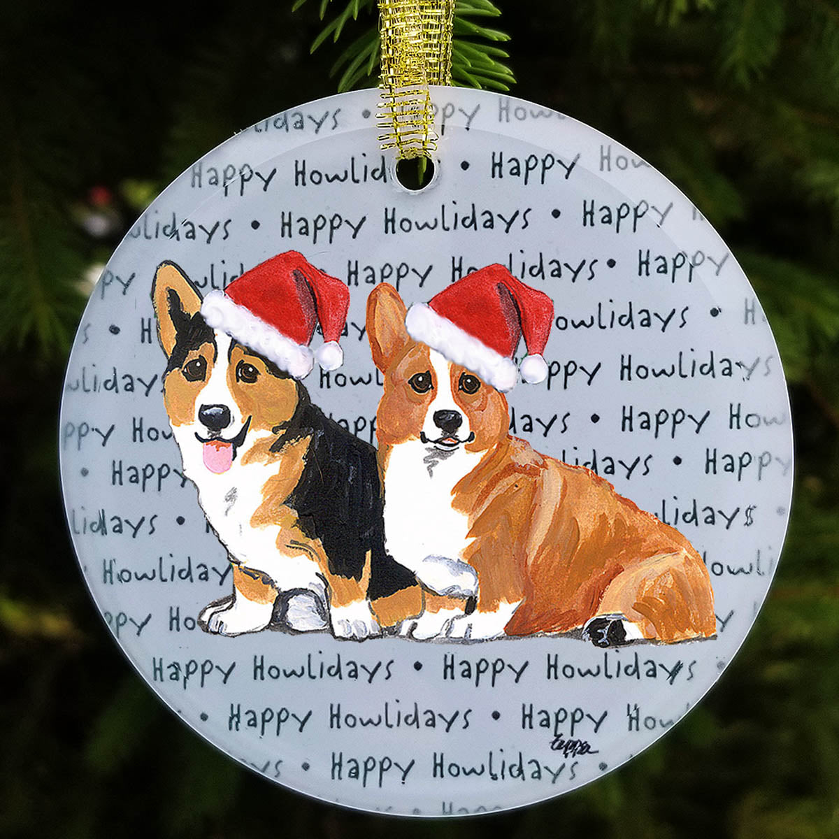 Pembroke Welsh Corgi Christmas Ornament