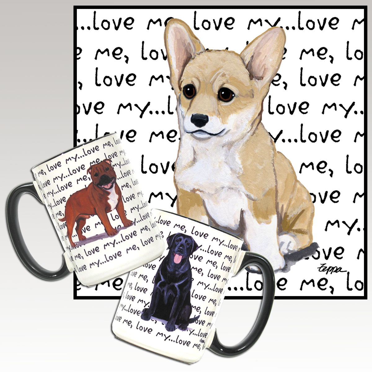 Pembroke Welsh Corgi Love Me Mug