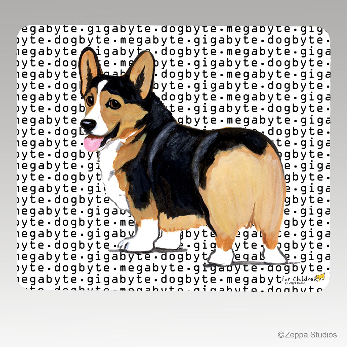 Pembroke Welsh Corgi Megabyte Mouse Pad