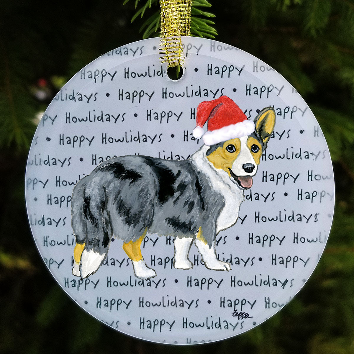 Cardigan Welsh Corgi Christmas Ornament