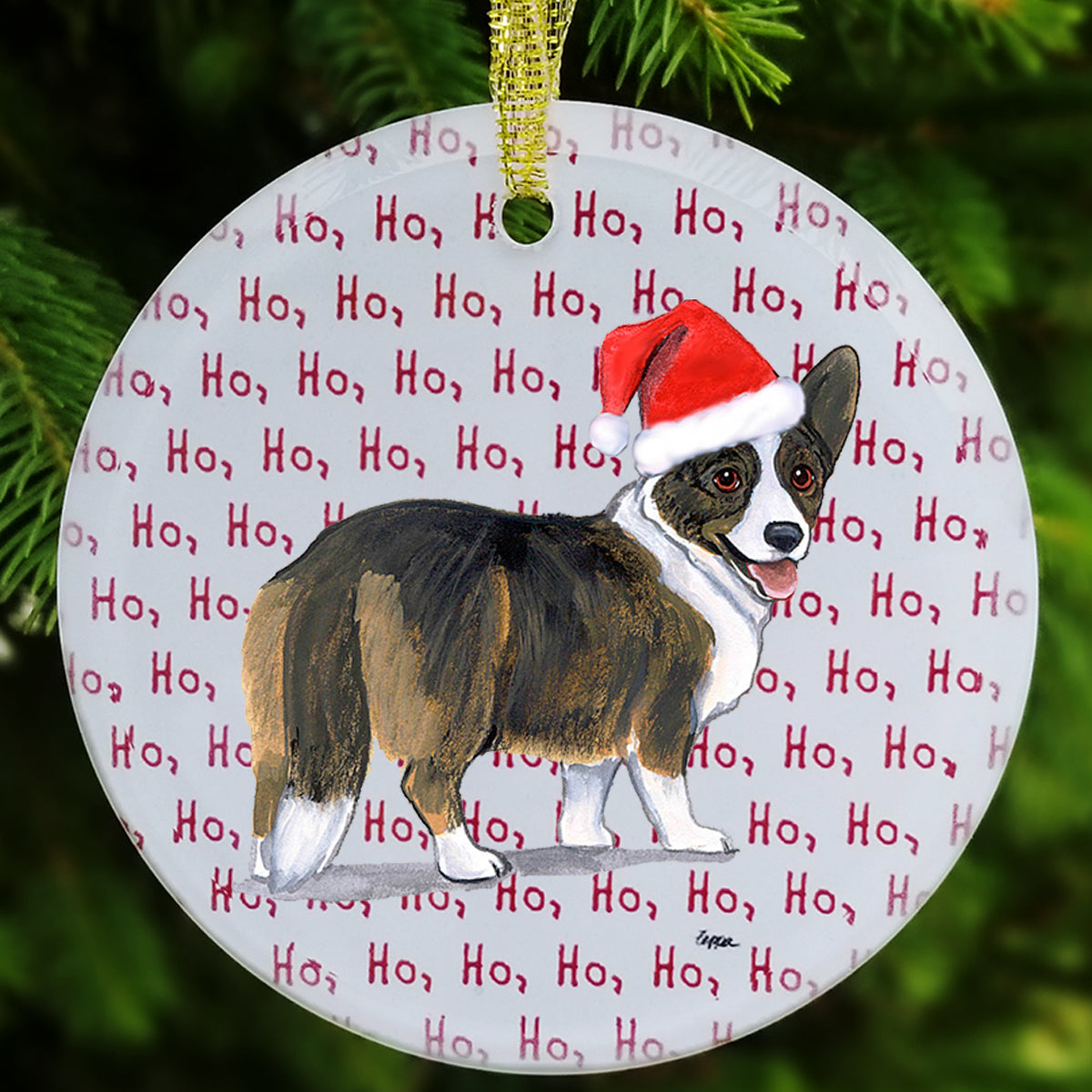 Cardigan Welsh Corgi Christmas Ornament