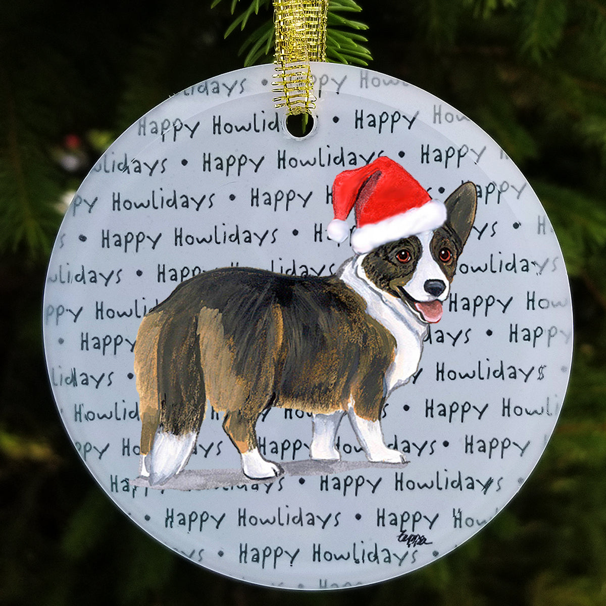 Cardigan Welsh Corgi Christmas Ornament