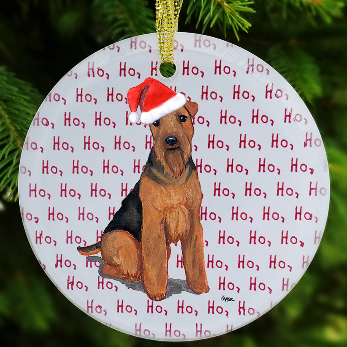 Welsh Terrier Christmas Ornaments
