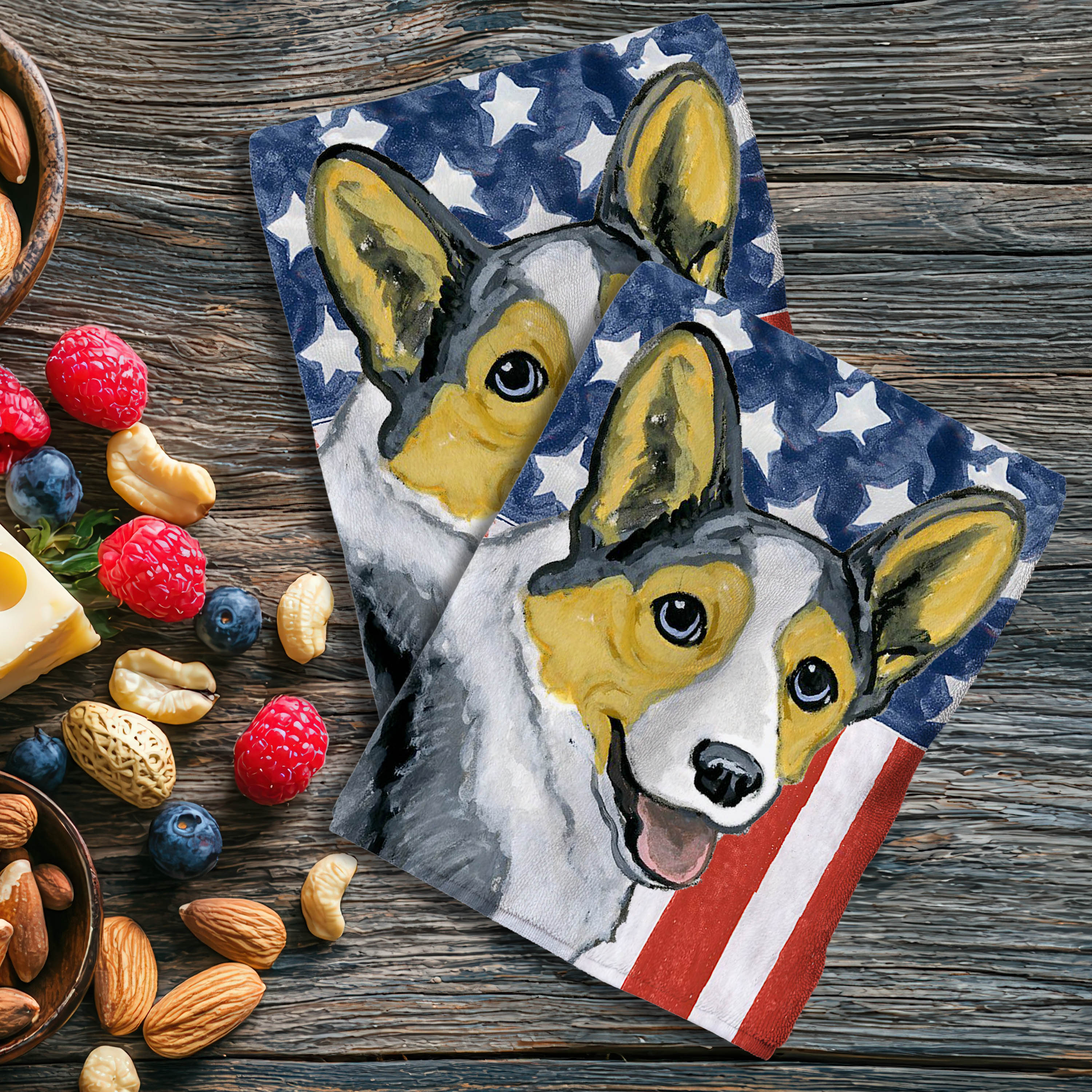 Caroline's Treasures 7088CHF Cardigan Corgi Bandiera Tela House Size, Grande, Multicolore Caroline's Treasures 7088CHF Cardigan Corgi Bandiera Tela House Size, Grande, Multicolore