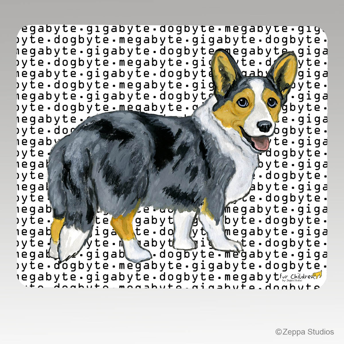 Cardigan Welsh Corgi Megabyte Mouse Pad