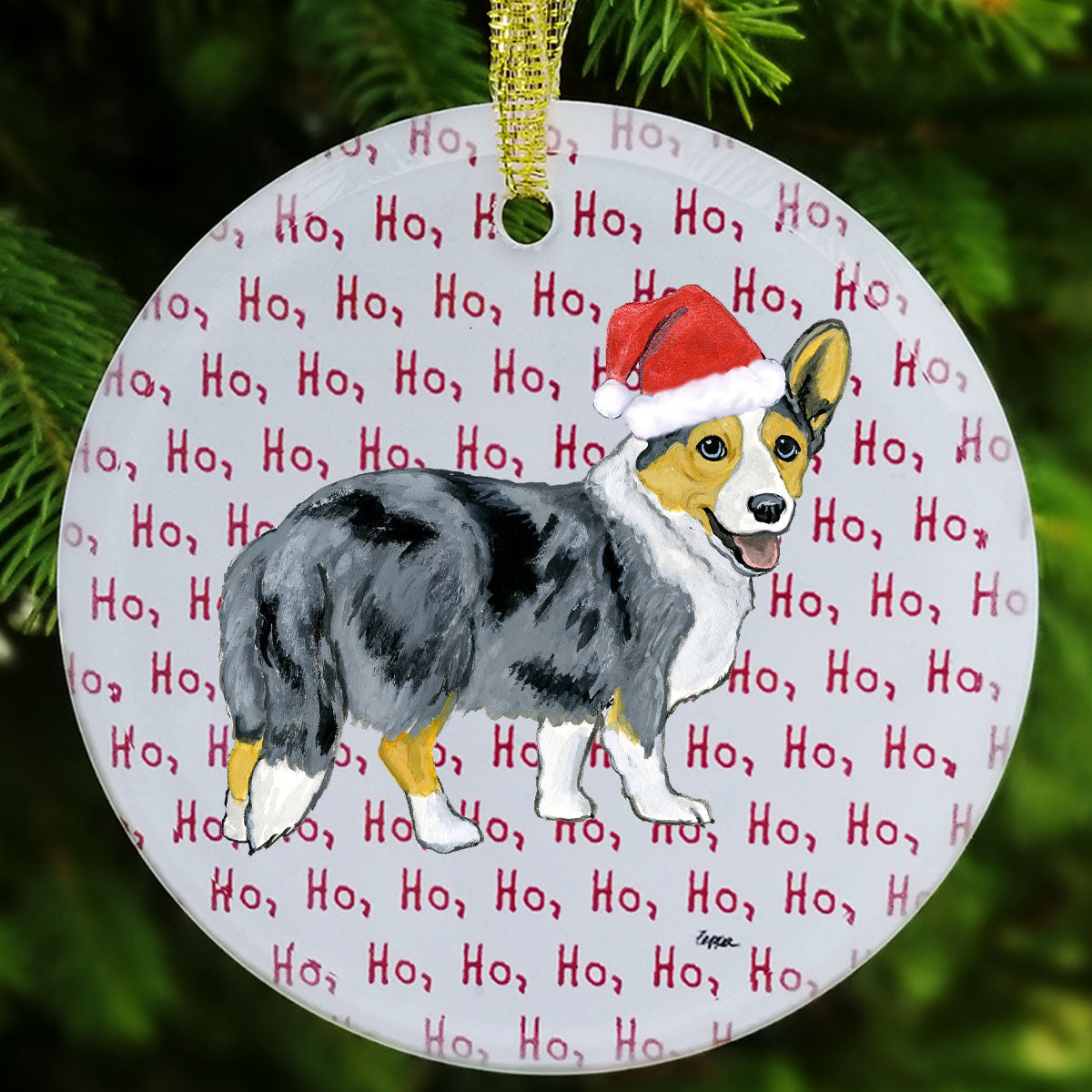Cardigan Welsh Corgi Christmas Ornament