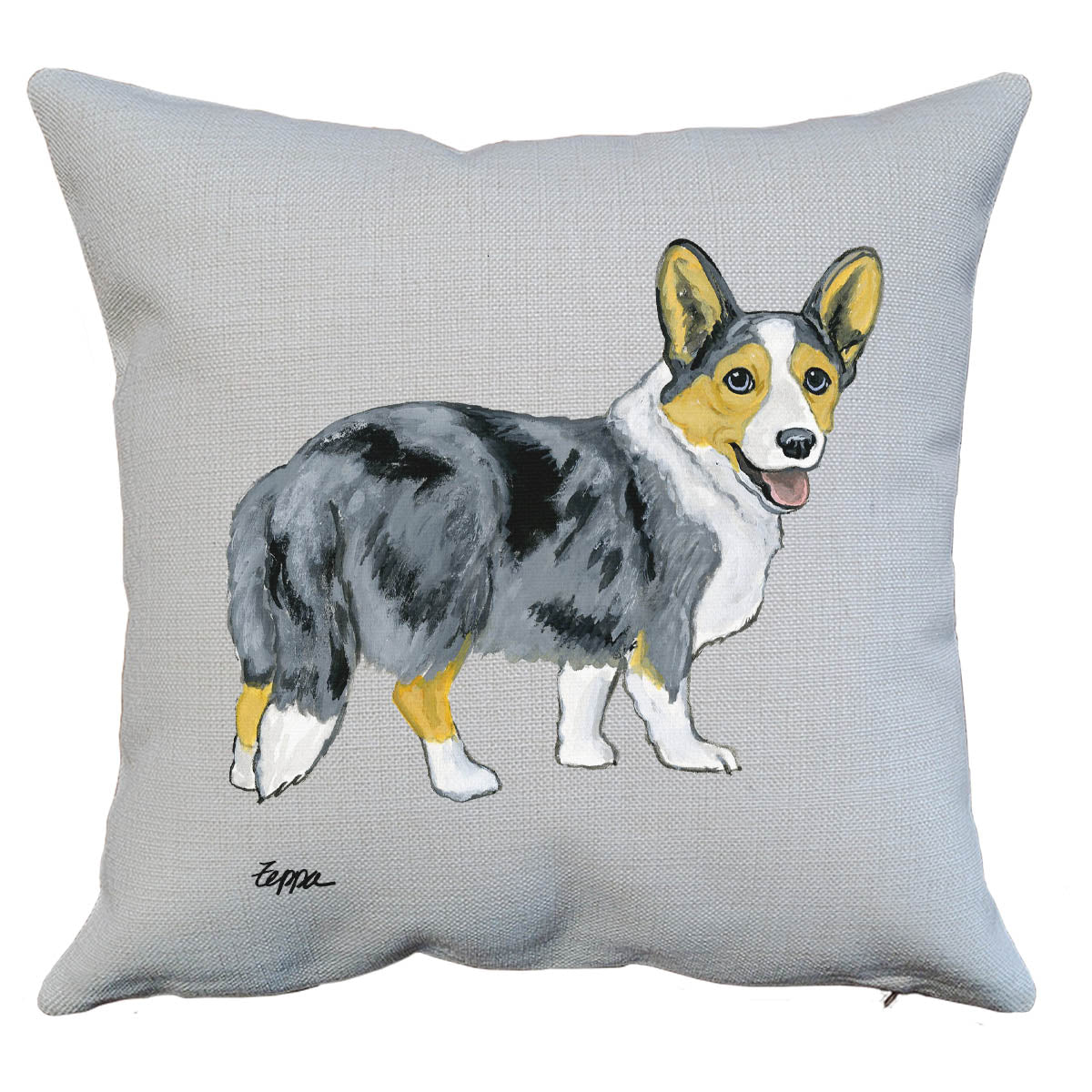 Cardigan Welsh Corgi Throw Pillow