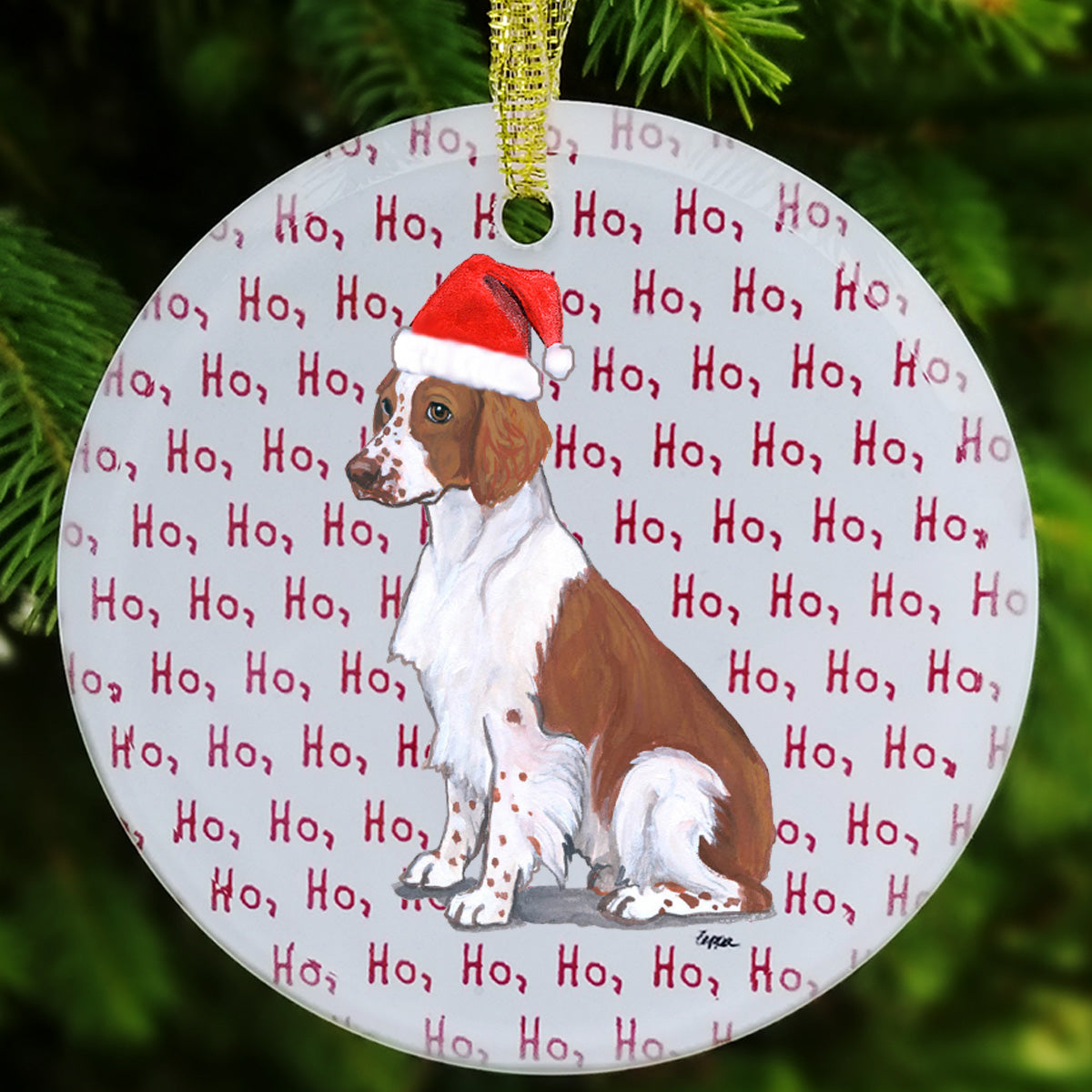 Welsh Springer Spaniel Christmas Ornaments