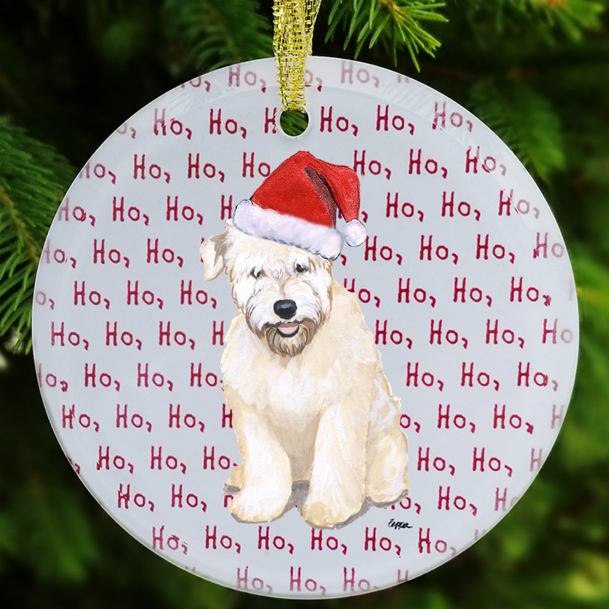 Wheaten Terrier Christmas Ornaments