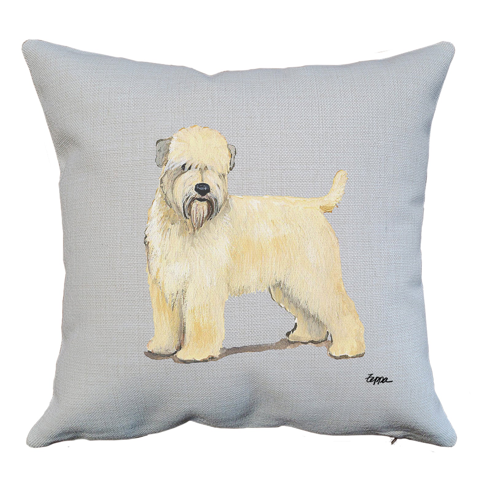 Soft Coated Wheaten Terrier Throw Pillow