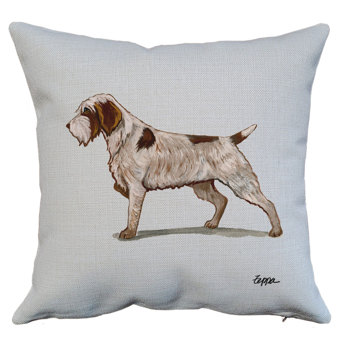 Wirehaired Pointing Griffon Throw Pillow