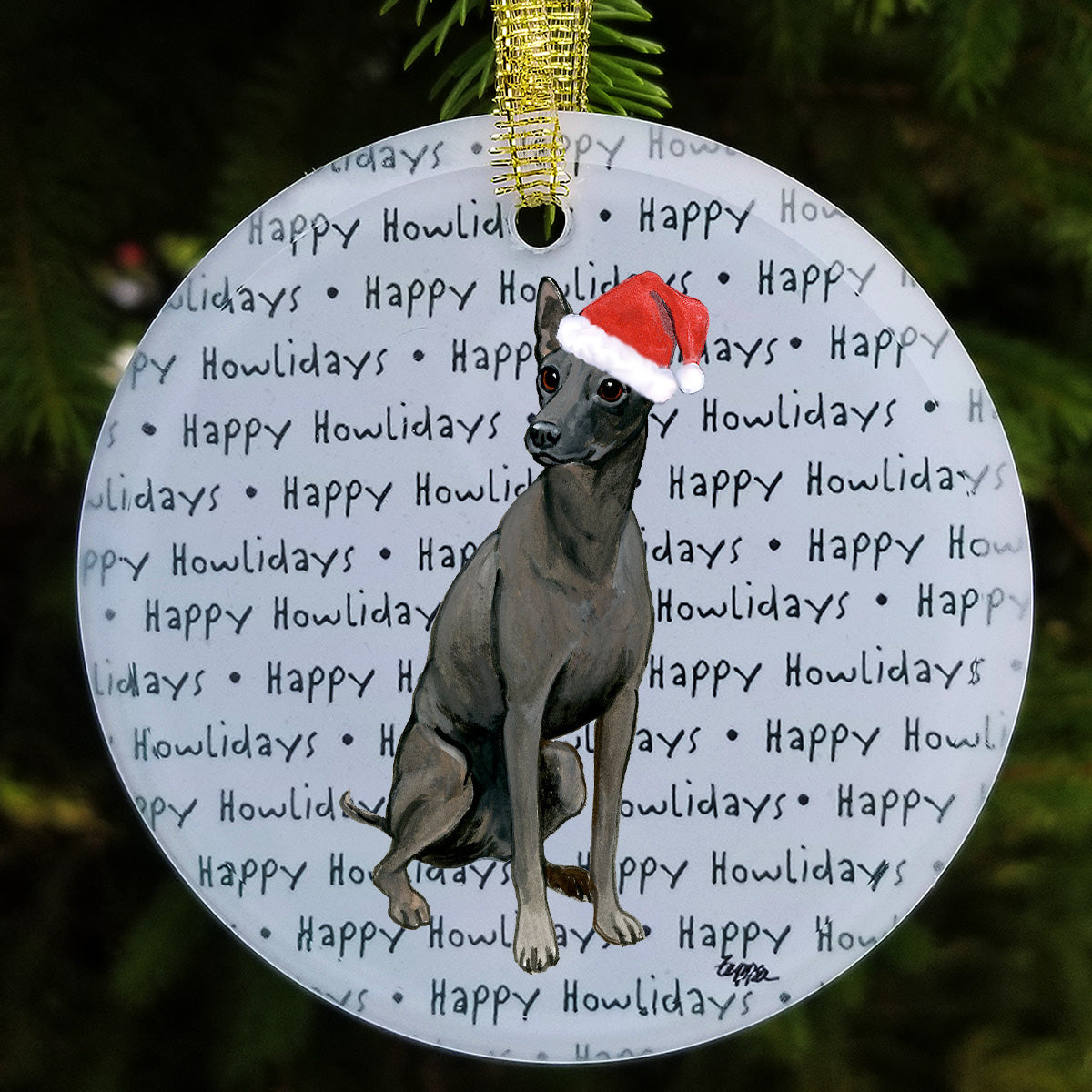 Xoloitzcuintli Christmas Ornament