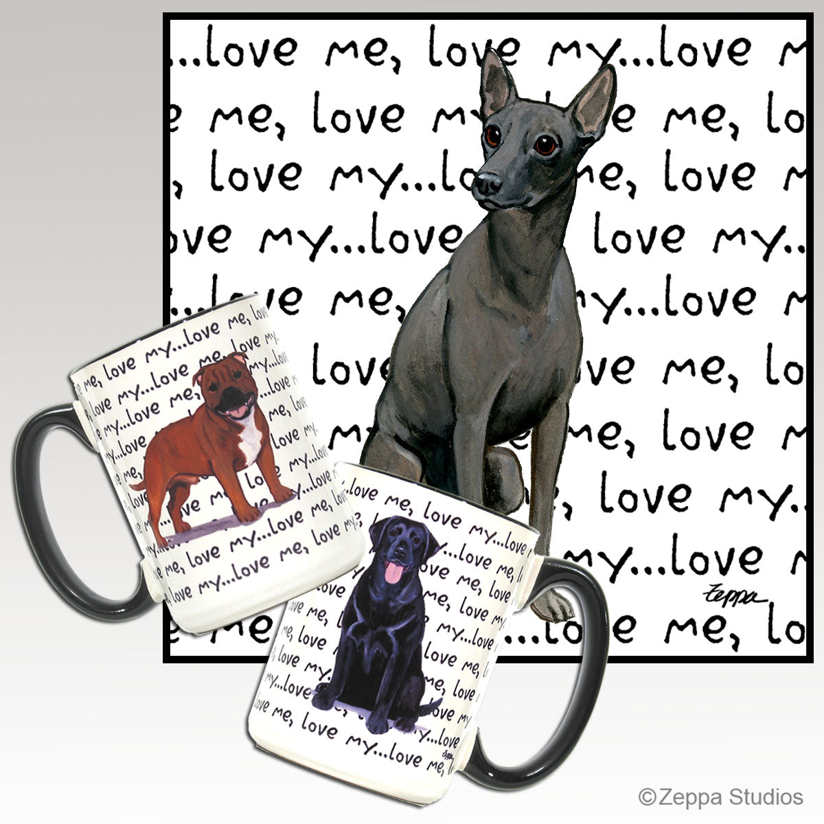 Xoloitzcuintli Love Me Mug