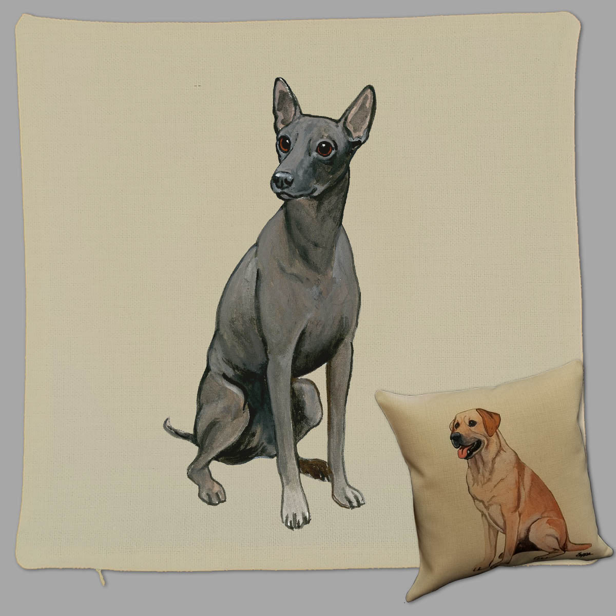 Xoloitzcuintli Throw Pillow