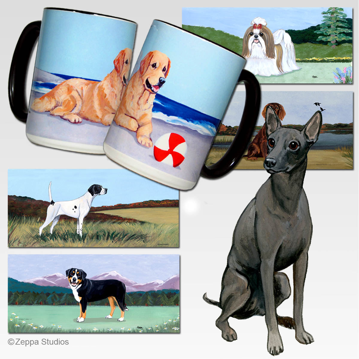 Xoloitzcuintli Scenic Mug