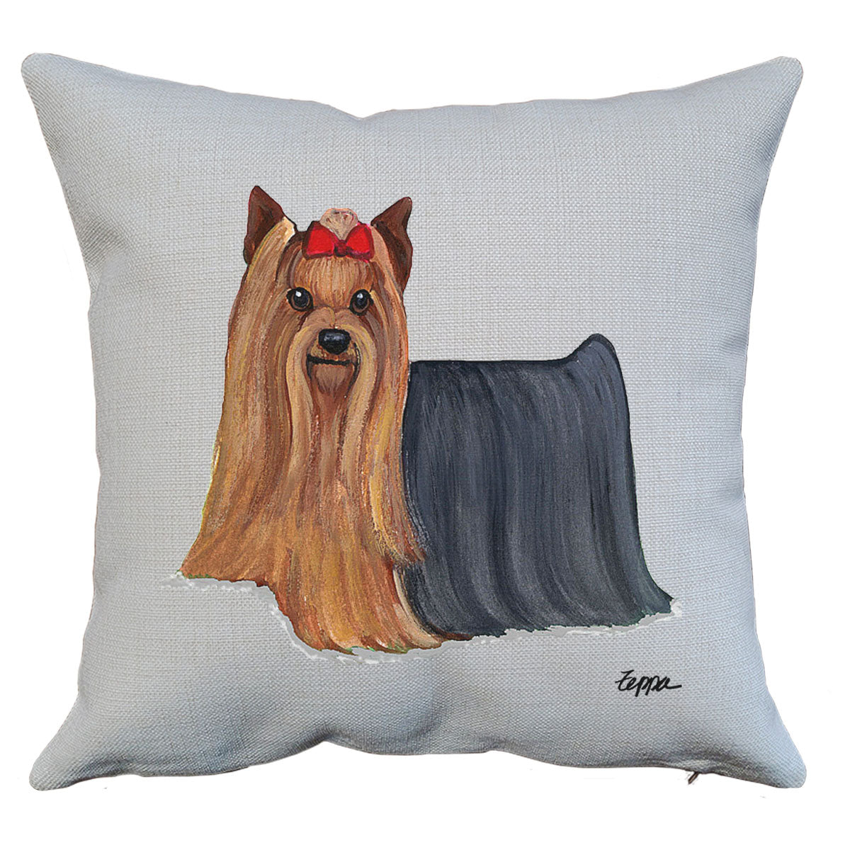 Yorkshire Terrier Throw Pillow