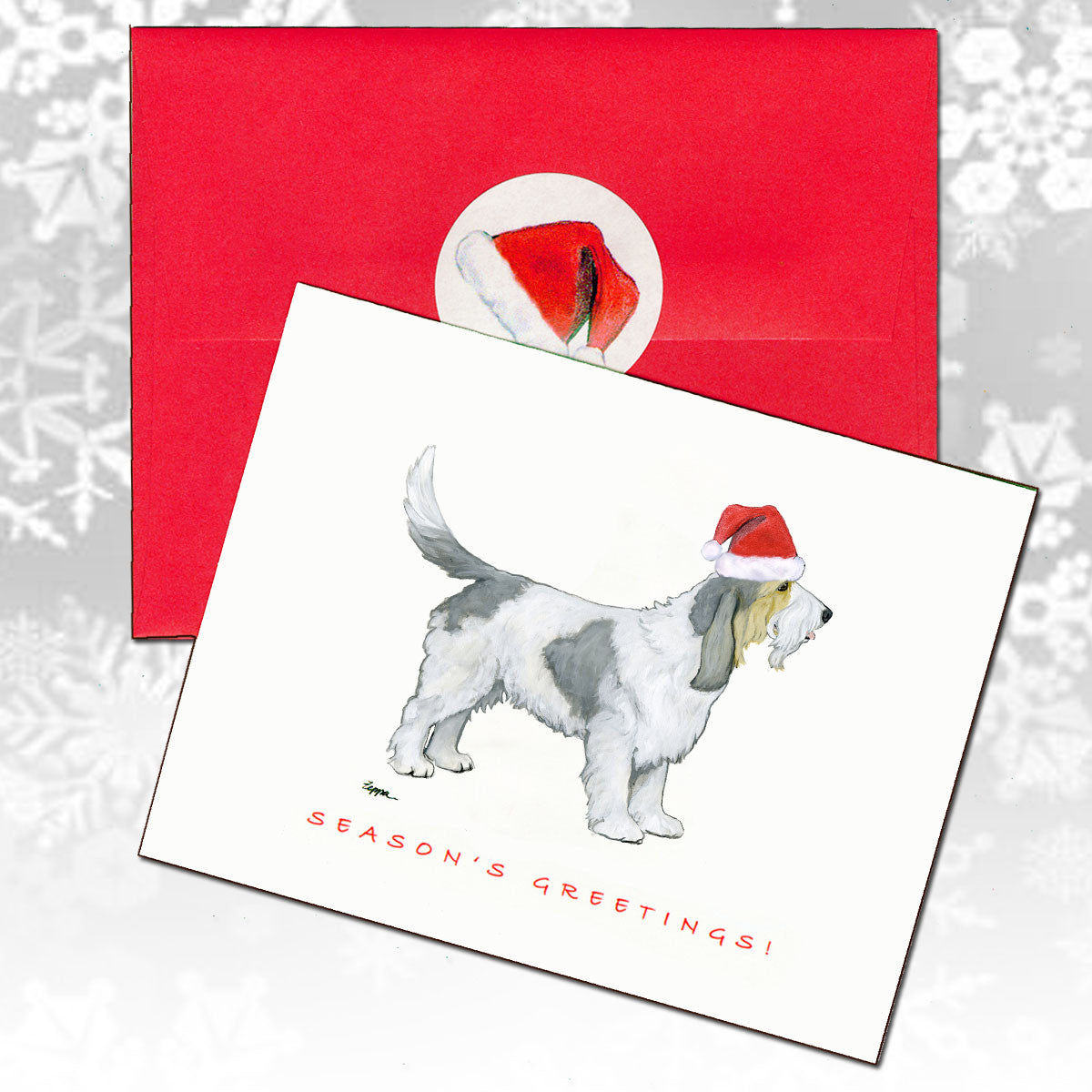 Grand Basset Griffon Vendeen Christmas Cards