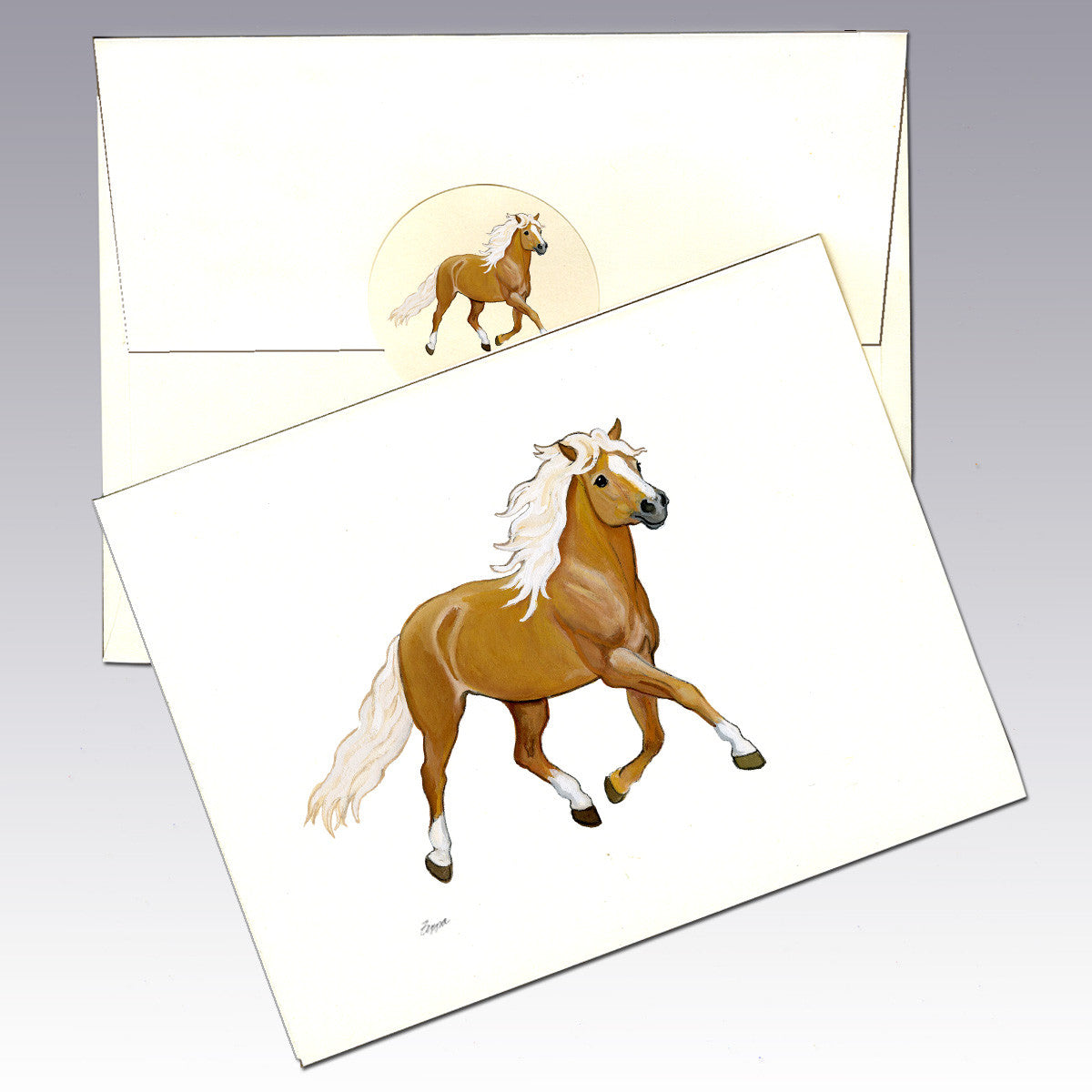 Haflinger Note Cards