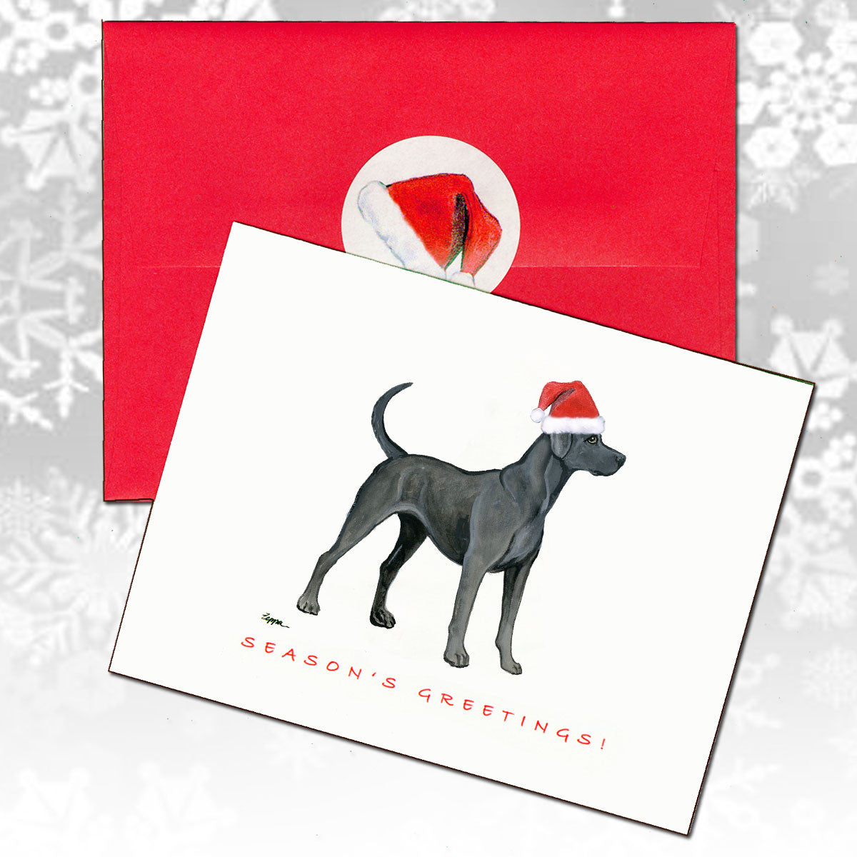 Lacy Dog Christmas Cards