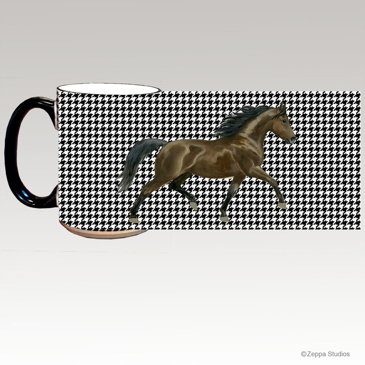 Morgan Horse Houndzstooth Mug
