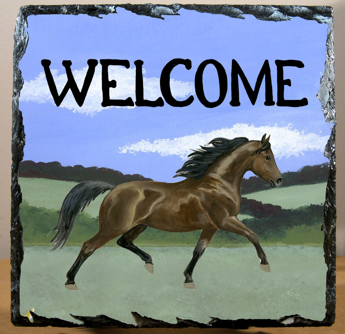 Morgan Horse Slate Signs