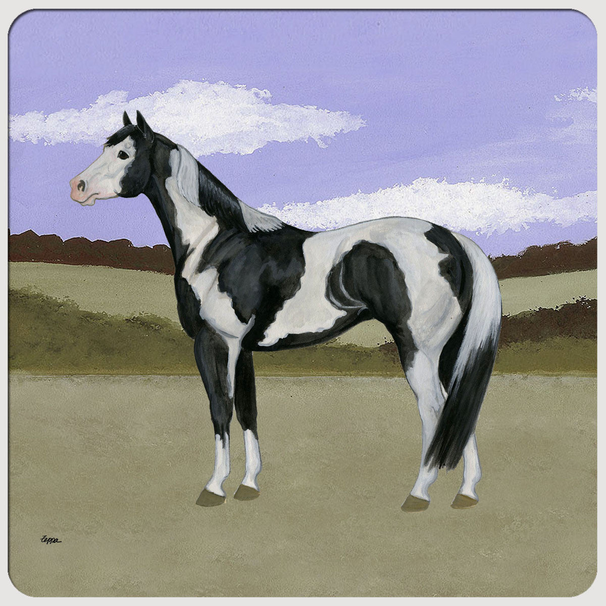 Paint Horse Scenic Coasters