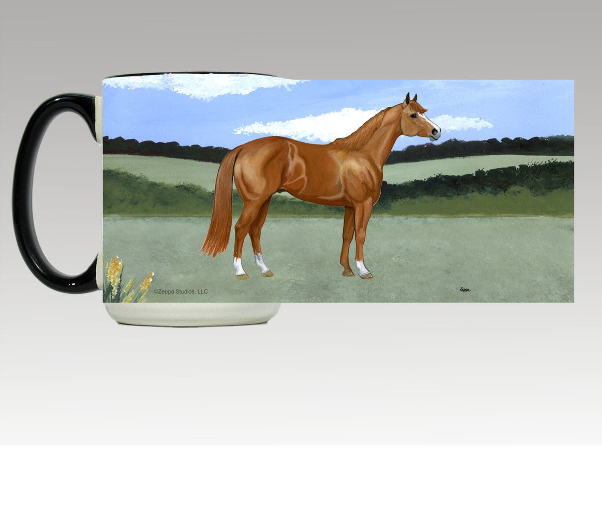 Quarter Horse Scenic Mug