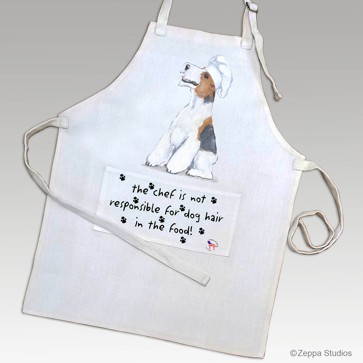 Wire Fox Terrier Apron