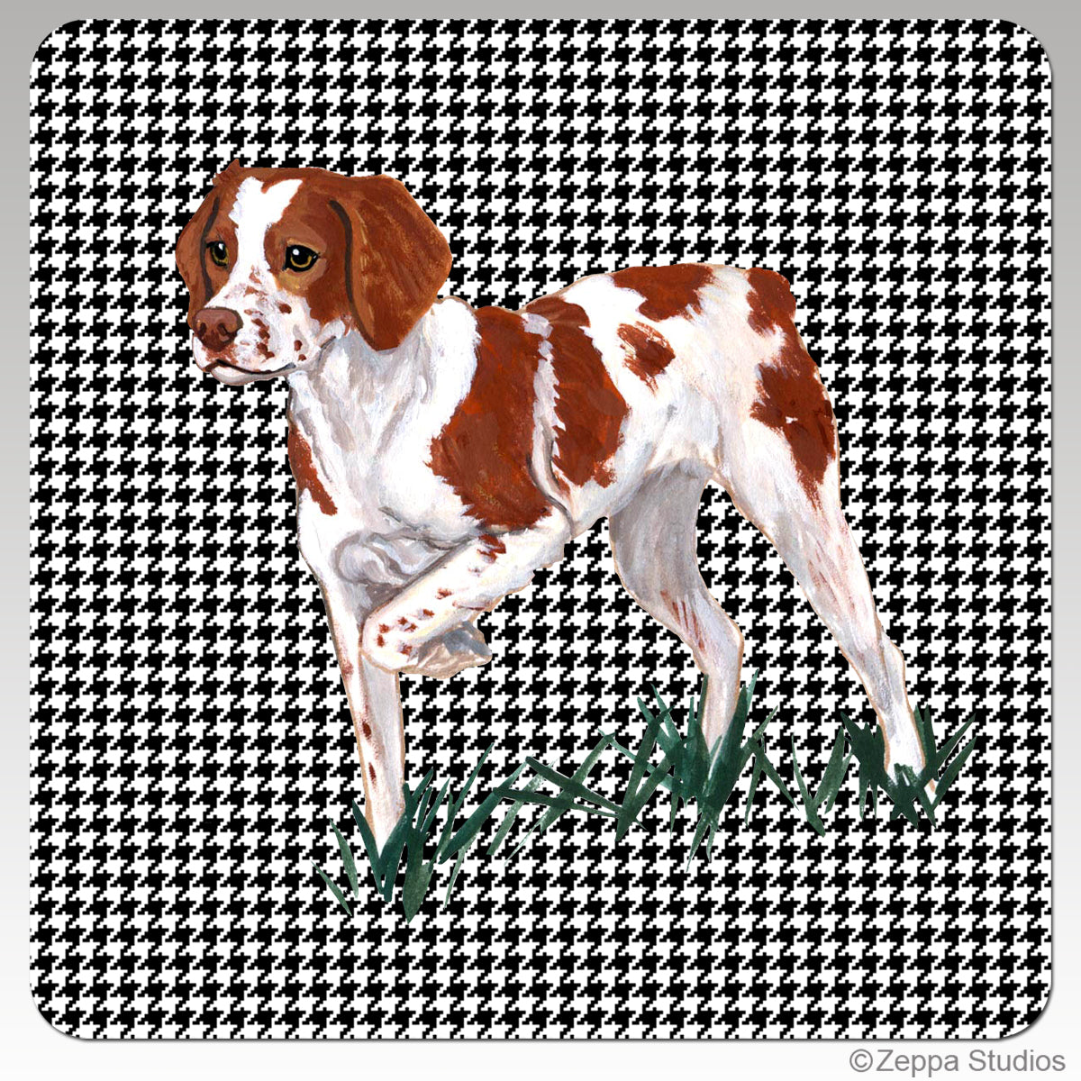 Brittany Houndzstooth Coasters