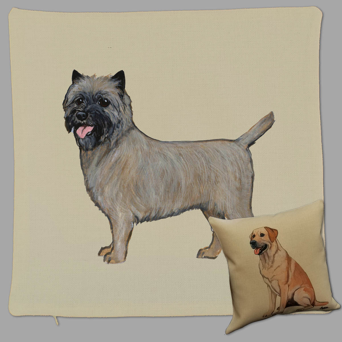 Cairn Terrier Throw Pillow