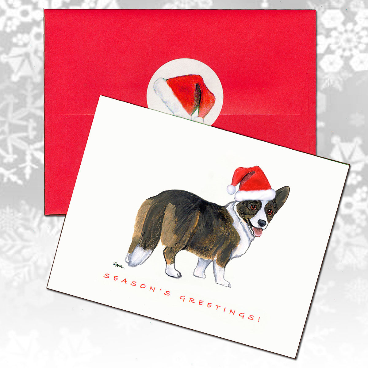 Welsh Corgi Christmas Cards