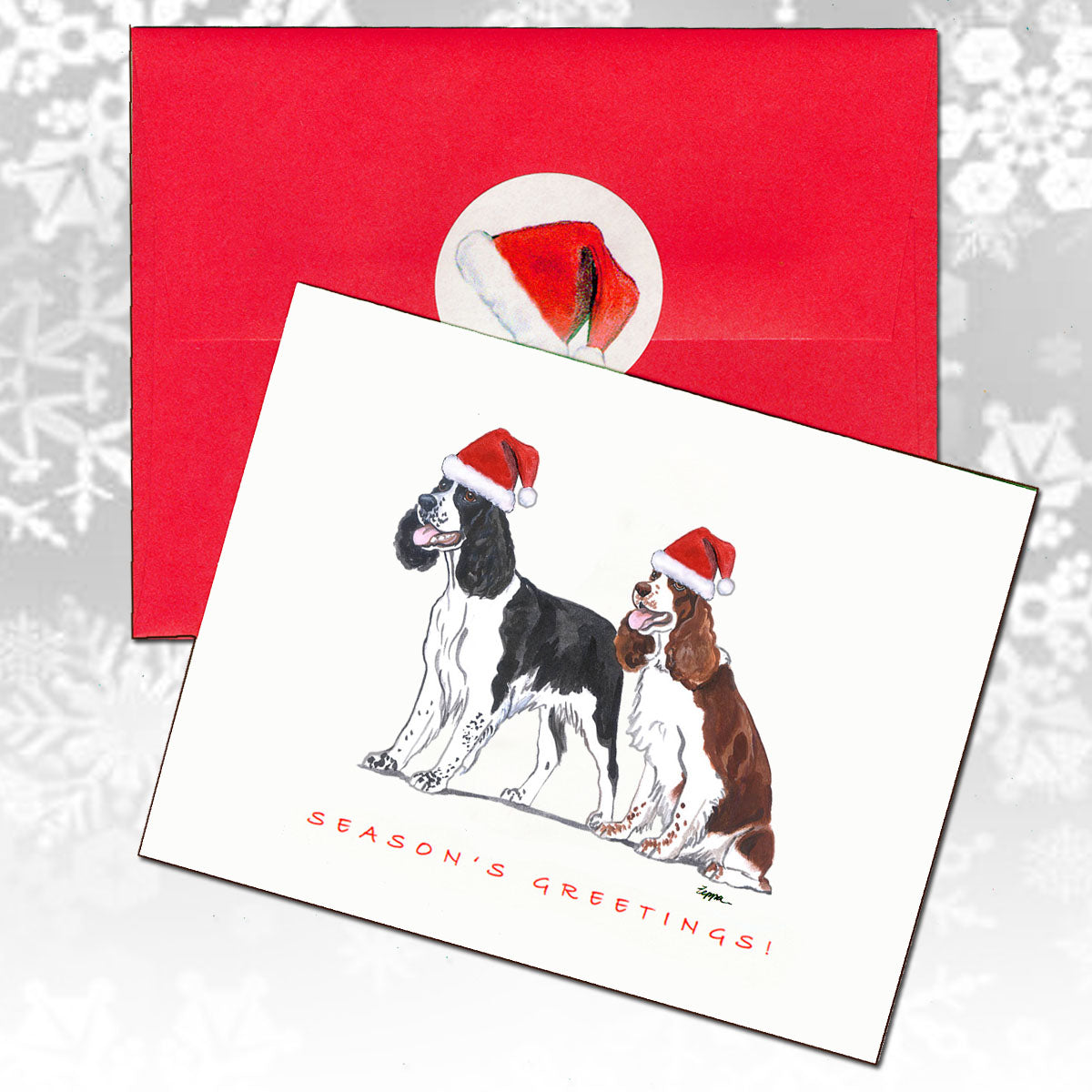 Springer Spaniel Christmas Cards