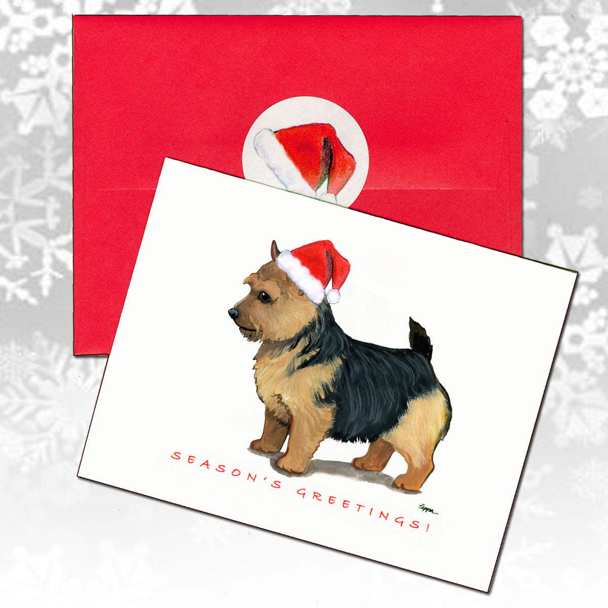 Norwich Terrier Christmas Cards