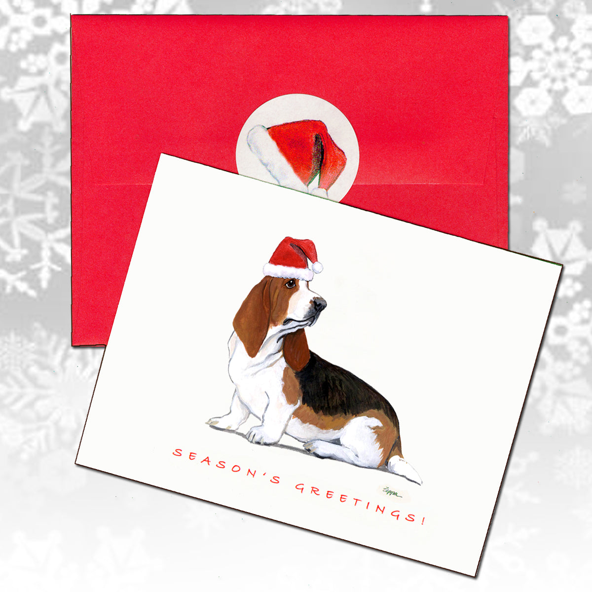 Basset Hound Christmas Cards