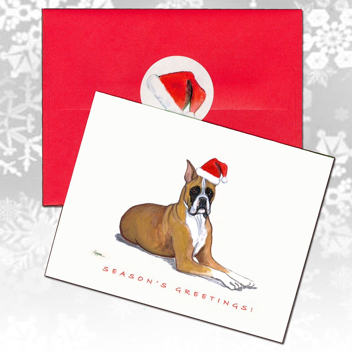 Boxer Christmas Cards