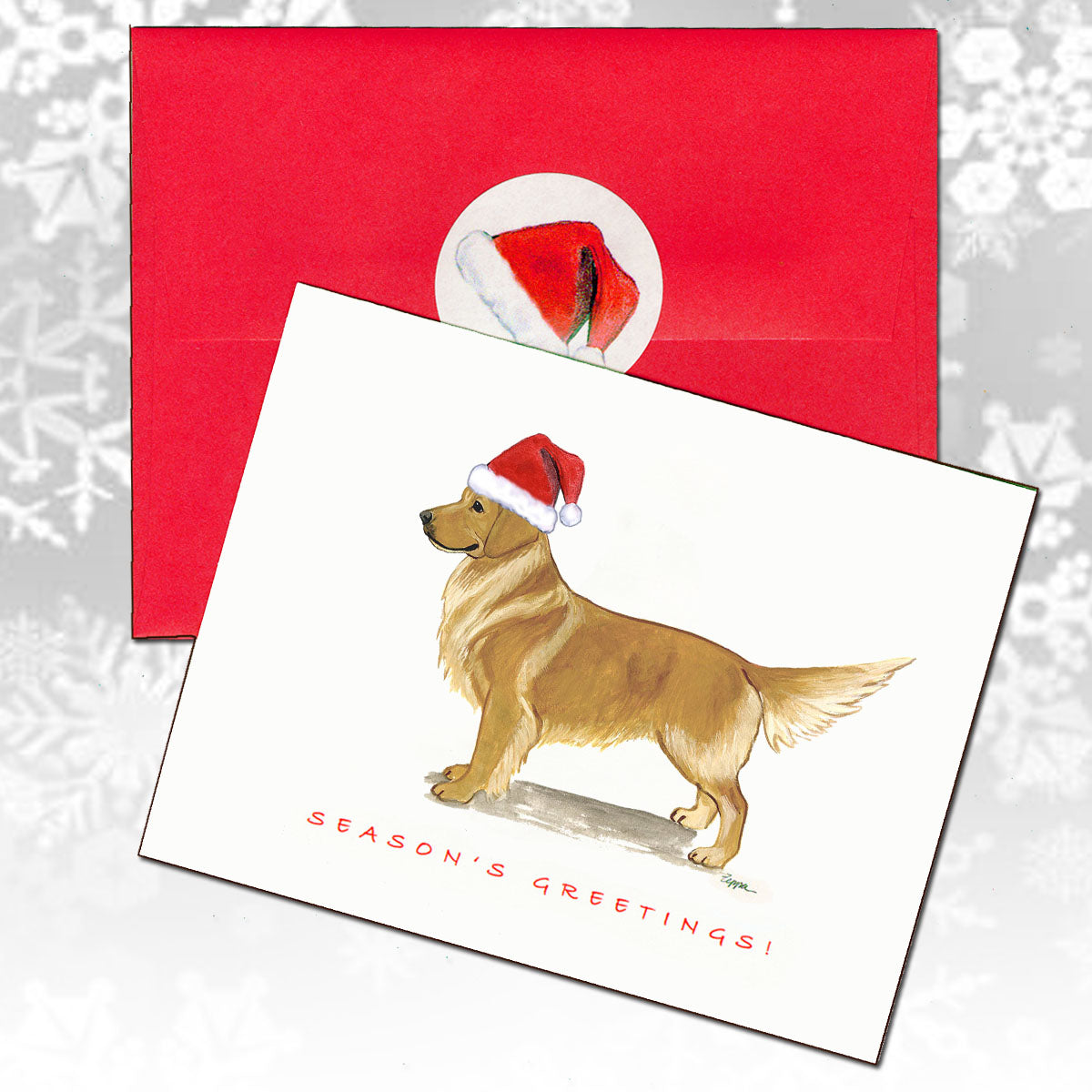 Golden Retriever Christmas Cards – Zeppa Studios