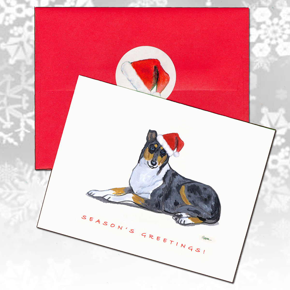 Collie Christmas Cards