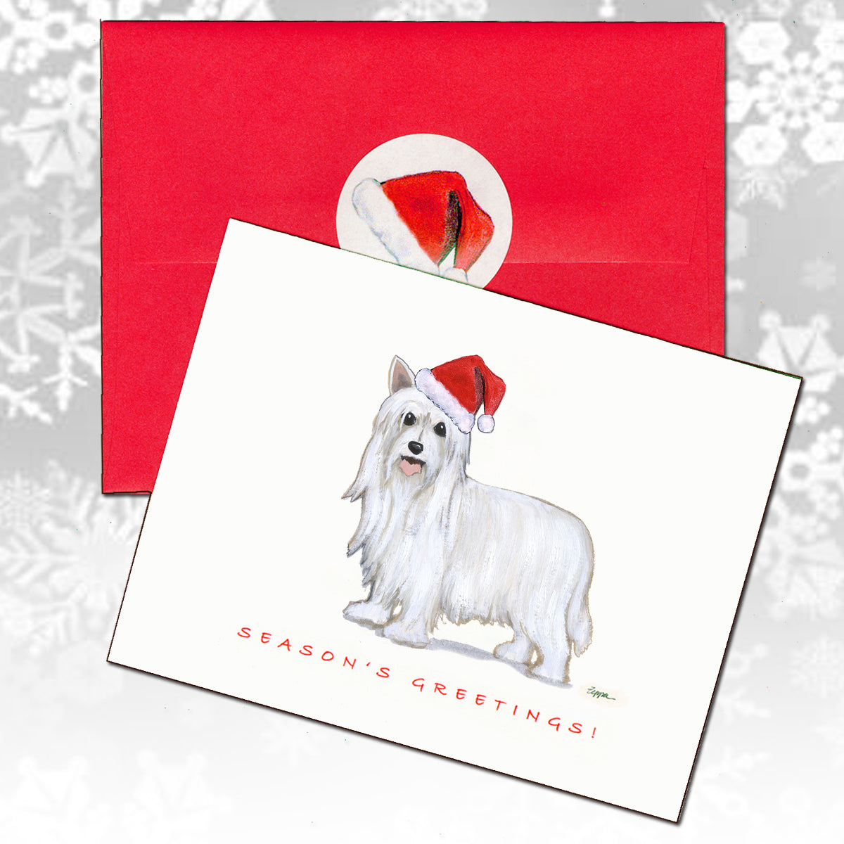 Chinese Crested Christmas Cards